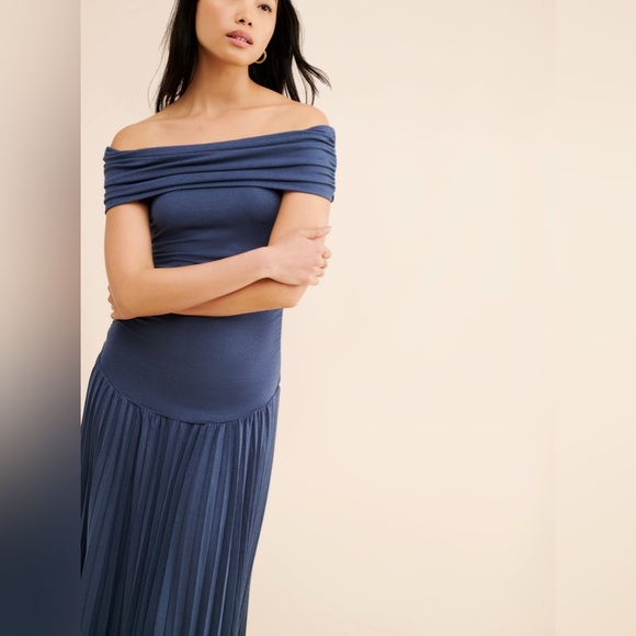 Lioness field of dreams navy blue maxi dress - Picture 2 of 4